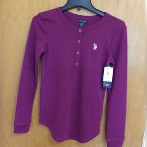 U.S. Polo Assn. Long Sleeve Henley Shirt